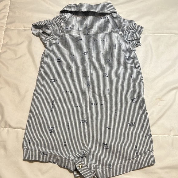 Carters 12 Mos Short Sleeve Romper - Picture 5 of 5